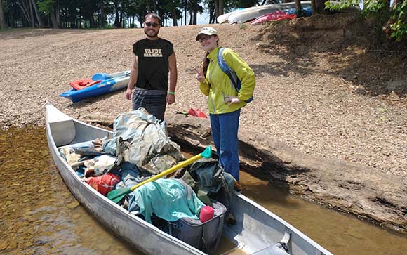 Chris and Danielle clean up the Buffalo